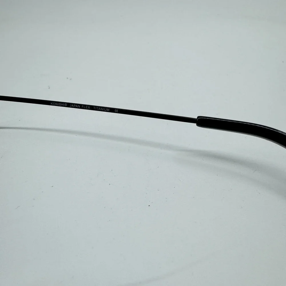 Konishi Eyeglasses Frame Japan KF716 55-20-145 Gunmetal Full Rim H9723‎